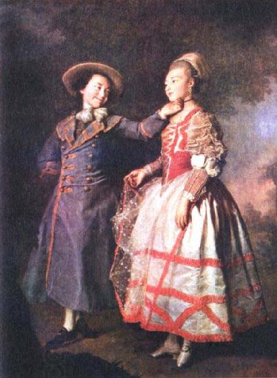 Dmitry Levitzky E. N. Khruschova and Princess E. N. Khovanskaya. oil painting picture